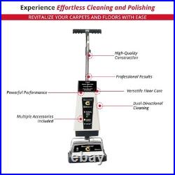 Carpet Shampooer and Floor Polisher, 12 Carpet Cleaner with Scrubbing Brushe Carpet Shampooer and Floor Polisher, 12 Carpet Cleaner with Scrubbing Brushe
