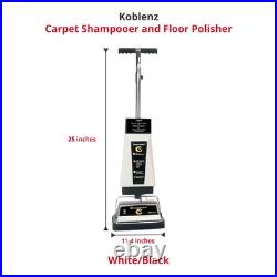 Carpet Shampooer and Floor Polisher, 12 Carpet Cleaner with Scrubbing Brushe