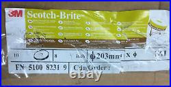 Case of 10 3M Scotch-Brite Sienna Diamond Floor Pad Plus 8 5100-8231-9 203mm Case of 10 3M Scotch-Brite Sienna Diamond Floor Pad Plus 8 5100-8231-9 203mm