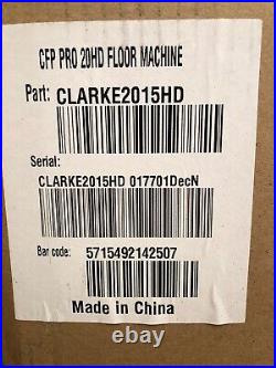 Clarke CFP Pro 20 Floor Buffer with Pad Driver #CLARKE2015HD