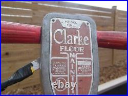 Clarke Floor Maintainer Buffer Polisher Model FM-13 Needs Pad Driver Works