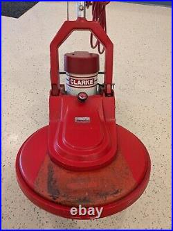 Clarke Model 1000 20 Electric Floor Machine Burnisher Buffer