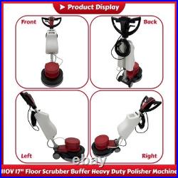Commercial 110V 17 Carpet/Floor Scrubber Buffer Heavy Duty Polisher Machine