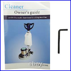 Commercial Carpet Cleaning Scrubbing Machine Hand-pushed Floor Polisher 110V Commercial Carpet Cleaning Scrubbing Machine Hand-pushed Floor Polisher 110V