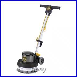 Commercial Corded Multisurface Cleaner in Gray with Heavy Duty Single Pad Polish