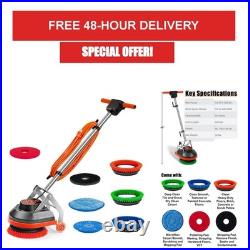 Commercial Floor Scrubber Buffer 13in Orbital Cleaner 115V HHQ Orb-6
