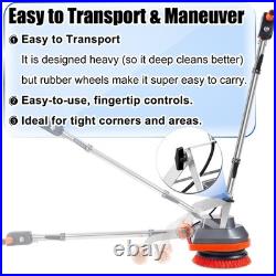 Commercial Floor Scrubber Machine, 13 Heavy Duty Orbital Floor Cleaner Buffe
