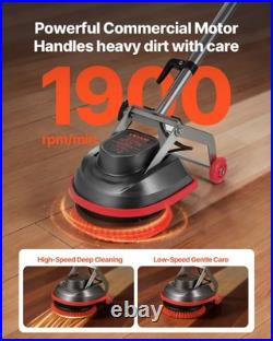 Commercial Floor Scrubber Machine Electric Cleaner Polisher 1900RPM