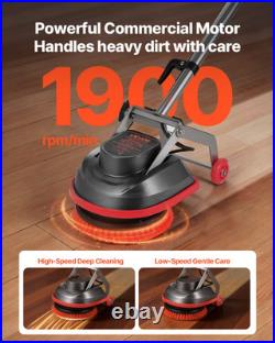 Commercial Floor Scrubber Machine Electric Cleaner Polisher 1900RPM