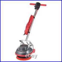 Commercial Floor Scrubber Machine, Heavy Duty Floor Cleaner Polisher with 2 Wheel