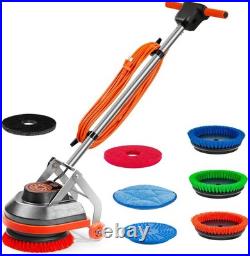 Commercial Floor Scrubber Machine, Heavy Duty Orbital Floor Cleaner