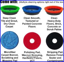 Commercial Floor Scrubber Machine, Heavy Duty Orbital Floor Cleaner