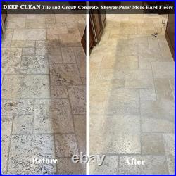 Commercial Floor Scrubber Machine with Brushes and Pads, Heavy Duty Floor Cle