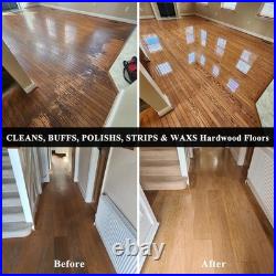 Commercial Floor Scrubber No Kneeling Cleaning with Brushes Pads