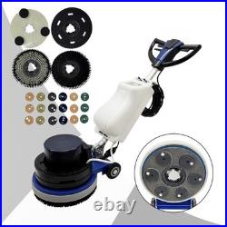 Commercial Floor Scrubber/Polisher (110V, 1800W, 18 Disc, 154RPM, 39.4FT Cable)