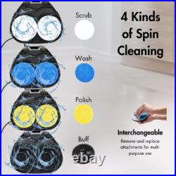 Commercial Hard Floor Cleaner Tile Cement Wood Scrubber Machine Polisher Home