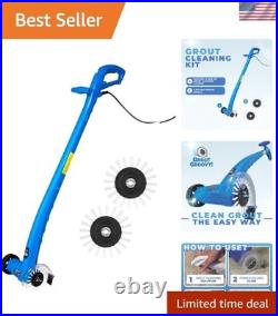 Compact Electric Grout Cleaning Machine Lightweight Tile Scrubber for Easy Use