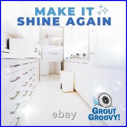 Compact Electric Grout Cleaning Machine Lightweight Tile Scrubber for Easy Use