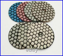 Concrete floor grinder 36 PCS (grit 30-Buffer) granite marble polish pad buffer