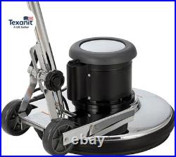 Corded Dual Speed Floor Machine, 20 Cleaning Width, Durable Stainless Steel Con