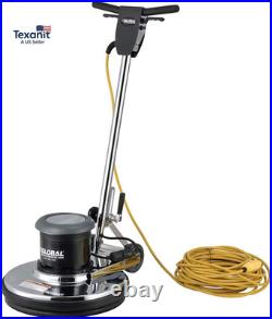 Corded Dual Speed Floor Machine, 20 Cleaning Width, Durable Stainless Steel Con