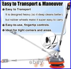 Corded Electric Floor Cleaner Polisher Deep Clean Tile and Grout Effortlessly