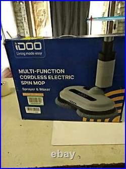 Cordless Electric Mop 300ml Water Tank, Polisher & Marble Floors, 4 Mop Pads