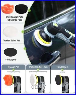 Cordless Mini Buffer Polisher, 12V Buffer Polisher for Car Detailing, 5 Variable