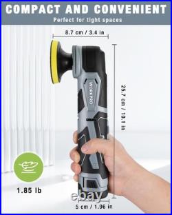 Cordless Mini Buffer Polisher, 12V Buffer Polisher for Car Detailing, 5 Variable
