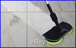 Cordless Powered Floor Cleaner Scrubber Rechargeable Polisher Mop withReusable Pad
