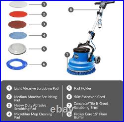 Core Heavy Duty 15 Inch Floor Buffer Scrubber and Polisher Cleaning Machine Al