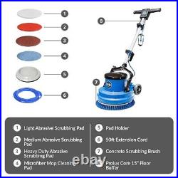 Core Heavy Duty Single Pad Commercial Polisher, Prolux Core + Pad Set 15 inch