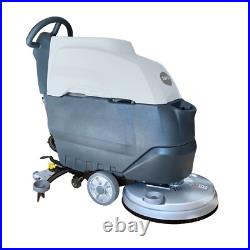 Dapper Supply Battery Powered Floor Scrubber, 20 Brush, 32 Squeegee Width