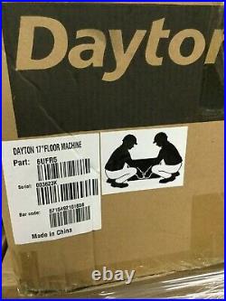 Dayton 6UFR5 Floor Scrubber, Single Speed, 17 Inch, 175 RPM