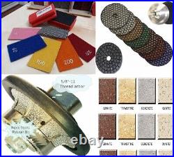Diamond Hand Polish Pad 4 dry abrasive buffer 3/8 3/4 Demi Bullnose granite Diamond Hand Polish Pad 4 dry abrasive buffer 3/8 3/4 Demi Bullnose granite