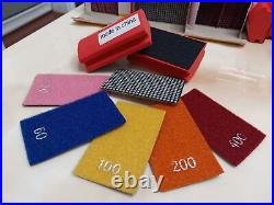 Diamond Hand Polish Pad 4 dry abrasive buffer 3/8 3/4 Demi Bullnose granite Diamond Hand Polish Pad 4 dry abrasive buffer 3/8 3/4 Demi Bullnose granite