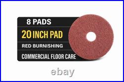 Diversey Twister Red Burnishing Floor Pad 20 8 Pads 4 Case DD5871034
