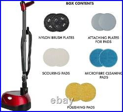 Electric Floor Cleaner Scrubber Buffer Polisher Machine Tile House Cleaning Room