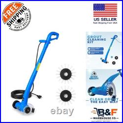 Electric Stand-Up Grout Cleaner Compact Ceramic Tile Scrubber for Easy Use