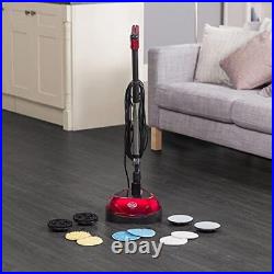 Ewbank EP170 All-In-One Floor Cleaner, Scrubber and Polisher, Red Finish, 23-Foo