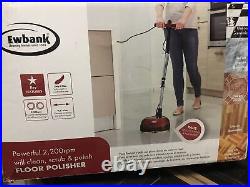 Ewbank EP170 All-in-one Floor Cleaner Scrubber and Polisher Red Finish Power