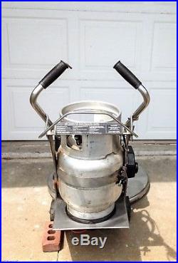 Flex Systems 27 Propane Floor Burnisher/Buffer With 2 Propane Tanks & Many Pads