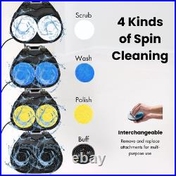 Floor Cleaner Machine Electric 3-in-1 Washer Polisher Scrubber Burnisher Buffer