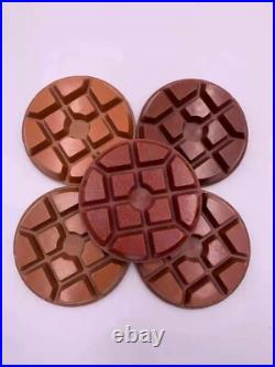 Floor Grinding 4 Metal Bond Puck 6 + 54 Resin Pads for Concrete Marble granite