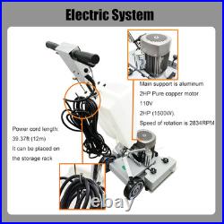 Floor Grinding Scrubber Buffer Polisher Machine Square Chassis Clean Polish Wax