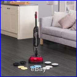 Floor Polisher Cleaning Machine With Scrub Clean & Polish Pads Telescopic Handle