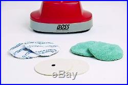 Floor Scrubber Buffer Cleaner Lightweight with Microfiber Pads Home Cleaning Tool