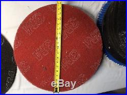 Floor buffer brush and 3M pads 4184-C 20 19 17.5 polish strip seal wax