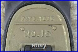 GMC Floor Waxer & Polisher No. 15 Cast Iron Pat. 1925 Head & Mop Pad Antique
