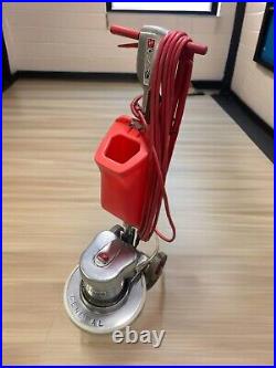 General KC-16 Floor-scrubber With SOLUTION TANK, POLISH PAD & 2 Scrubbing Brushes